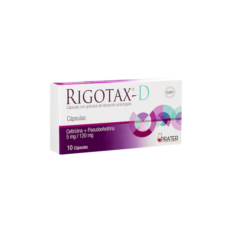 Rigotax D x 10 comprimidos bi capa